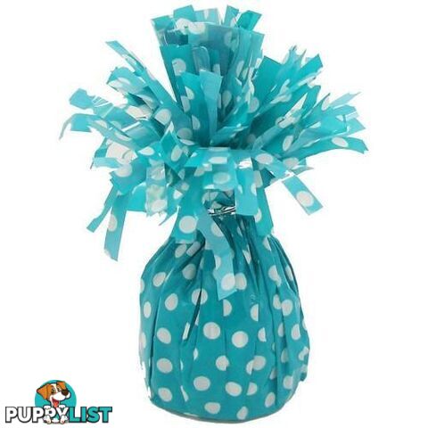 Dots Caribbean Teal Balloon Weight - 9311965441564