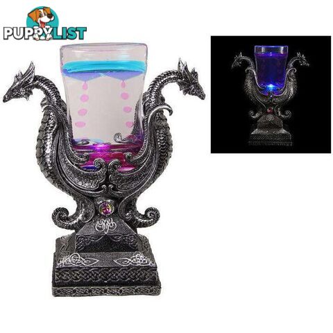 Twin Dragons Lava Lamp 27cm - 9319844623698