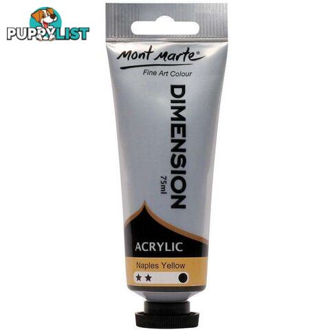 Dimension Acrylic Paint 75ml - Naples Yellow - 9328577015915