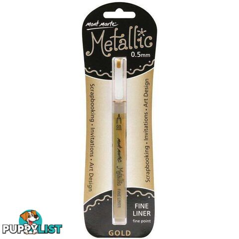 Metallic Marker Fine Point - Gold - 9328577014697