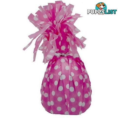 Dots Hot Pink Balloon Weight - 9311965441557