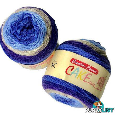 Cake Yarn - Sapphire 200gm - 9321214235967