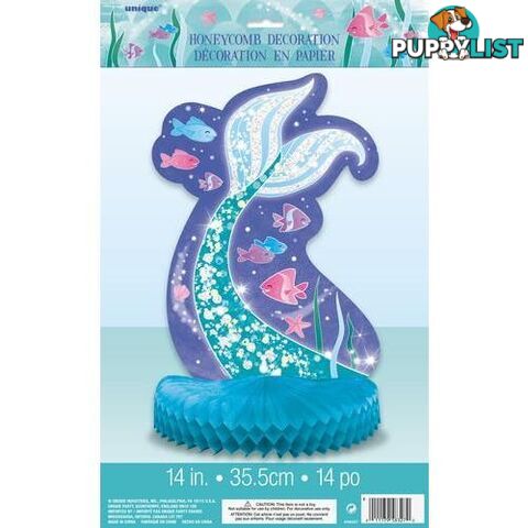 Mermaid Honeycomb Centrepiece 35cm (14) - 011179583270