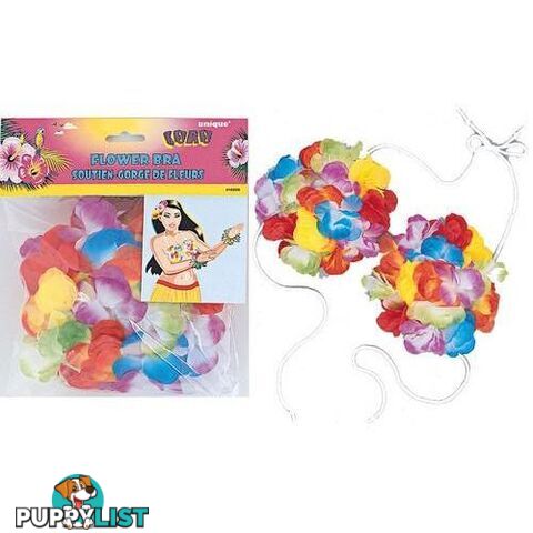 Luau Rainbow Flower Bra - 011179192090