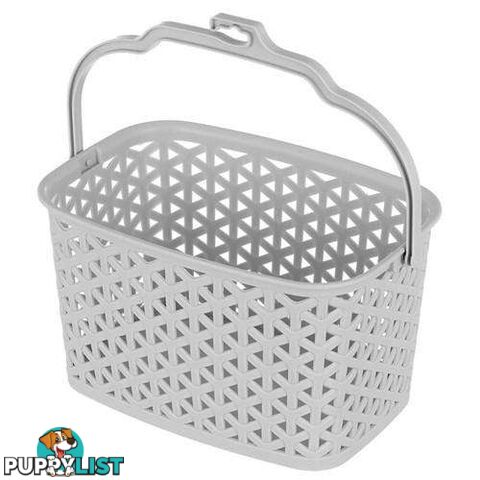 Wicker Design Peg Basket 22X15.5X12.5cm 4 Assorted Colours - 9340957084014