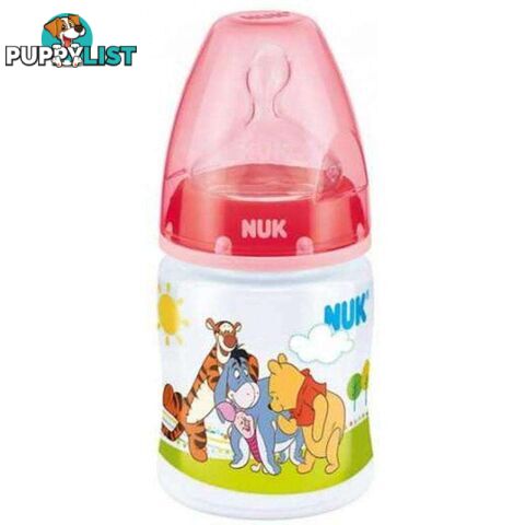 NUK First Choice Disney PP Bottle With Orthodontic Teat Red - 800231