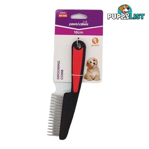 Pet Grooming Comb 18cm - 9340957079553