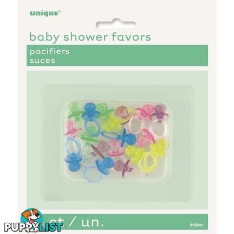 18 Pacifiers Assorted Colours - 011179139415