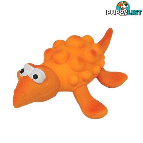 Pet Toy Latex Dinosaur Orange 21cm - 800470