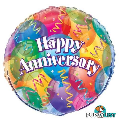 Jubilee Anniversary 45cm (18) Foil Balloon Packaged - 011179532131