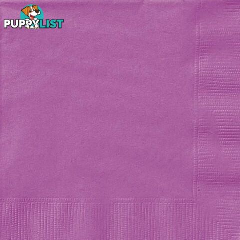 Purple 20 Lunch Napkins - 011179344727