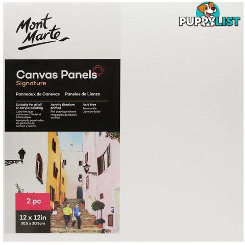 Signature Canvas Panels 2pc 30.5 x 30.5cm (12 x 12in) - 9328577006975