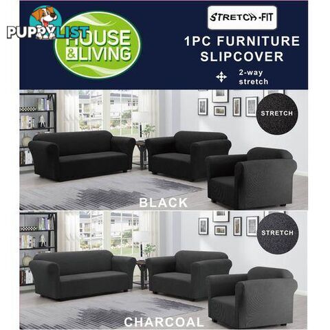 Couch Cover 3 Seater Stretch 2 ways 185 to 240cm - 9328644030704