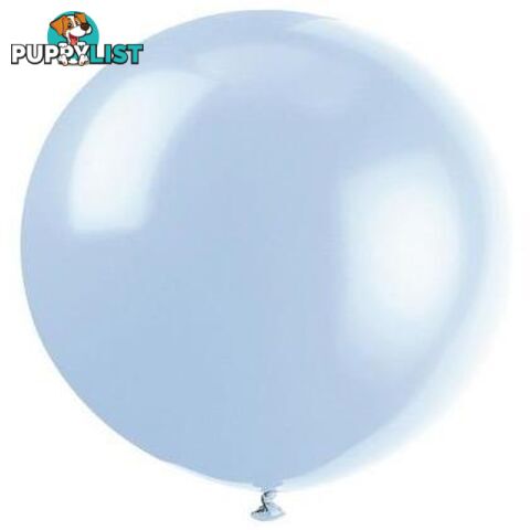 Cool Blue 6 x 91cm (36) Latex Balloons - 011179567263