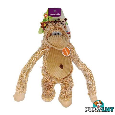 Pet Toy Dangly Gorilla Orange - 800469