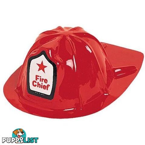 Fire Chief Helmet Hat - Child Plastic - 011179102686