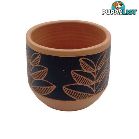 Terracotta Pot 14x11cm Assorted Designs - 9328644071189