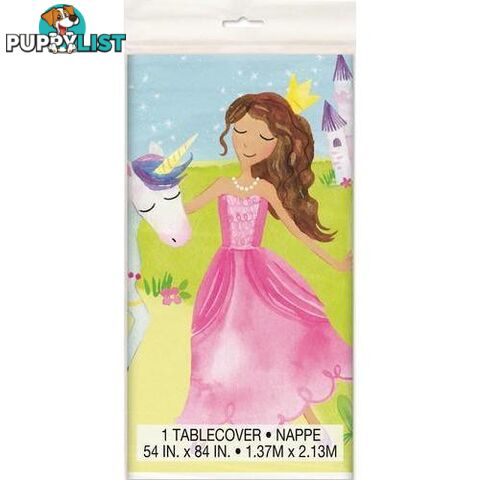 Magical Princess Printed Tablecover 137cm x 213cm (54 x 84) - 011179583737