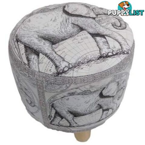 Cushion Stool Zen Elephant - 9328644059576