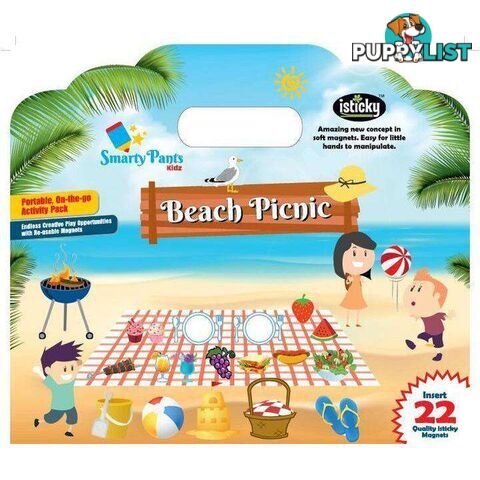 Magnetic Kids Activity Board Picnic On The Beach - 800482