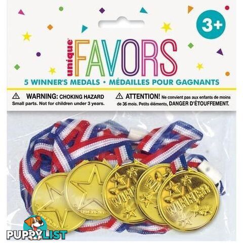 5 Winner Medals - 011179847716