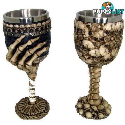 Skull Goblet Gift Boxed 2 Assorted - 9319844314893