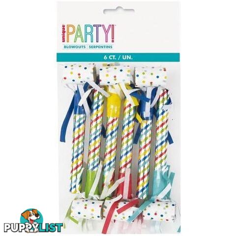 6 Party Blowouts - 011179069040