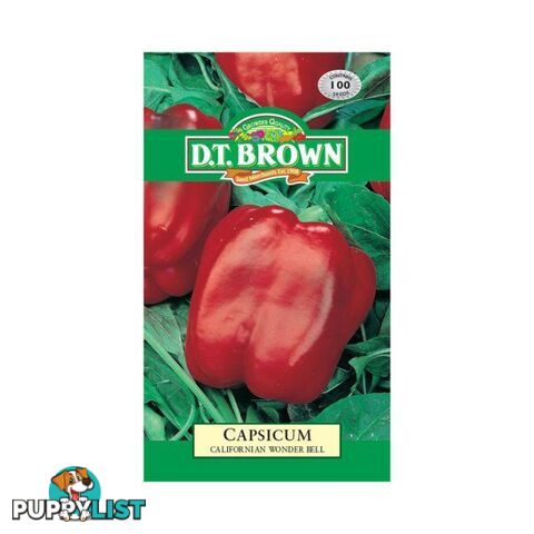 Capsicum Californian Wonder Seeds - 5030075022503