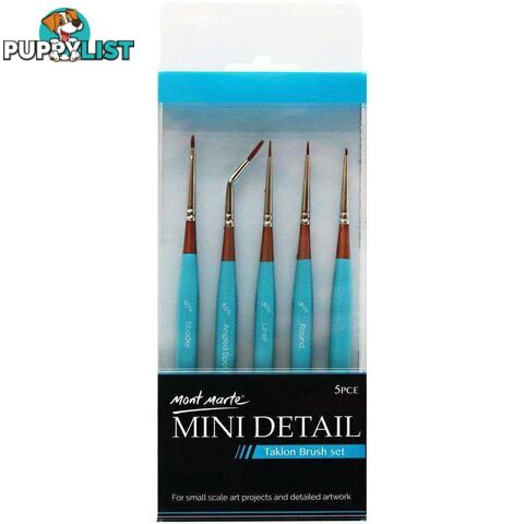 Mini Detail Brush Set 5pce - 9328577032073