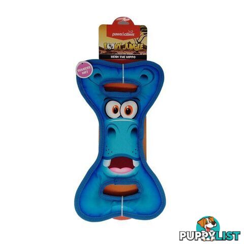 Pet Toy Loony Jungle Tugger Hippo - 9340957081860