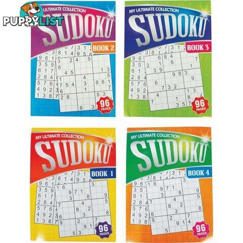 Sudoku Book - 96 Pages A4 Assorted - 9326243152575