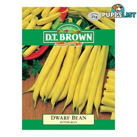 Dwarf Bean Butter Bean Seeds - 5030075020271