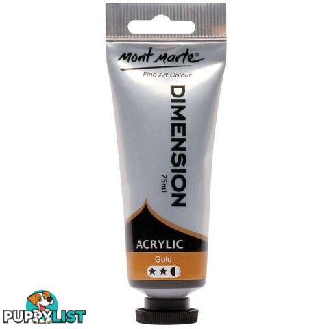 Dimension Acrylic Paint 75ml - Gold - 9328577016295