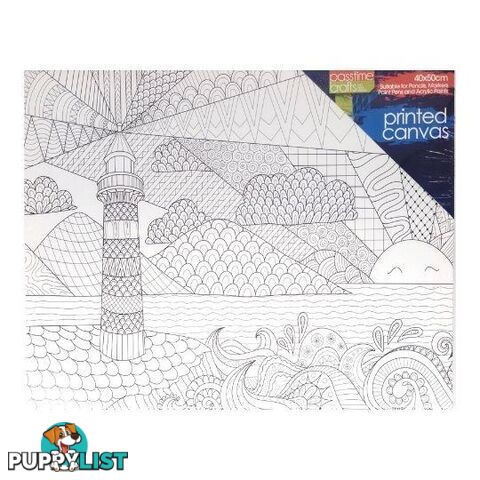 Printed Colour In Canvas 40x50cm Lighthouse - 800995