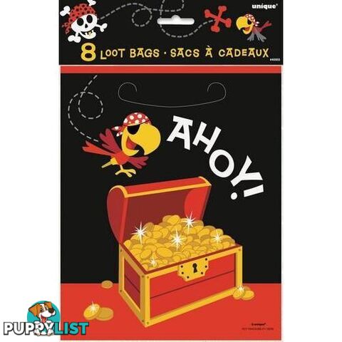 Pirate Fun 8 Lootbags - 011179405039