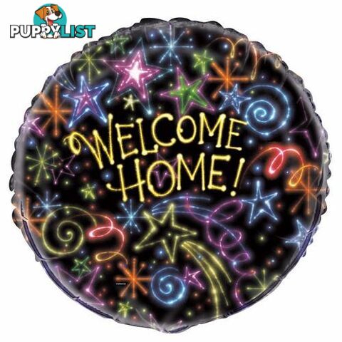 Star Welcome Home 45cm (18) Foil Balloon Packaged - 011179539949