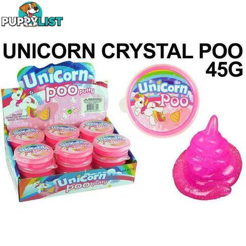 Unicorn Crystal Poo Toy - 9315892273892