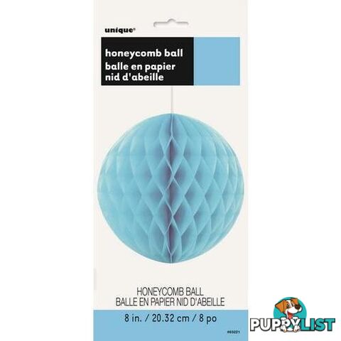 Honeycomb Ball Powder Blue 20cm (8) - 011179632213