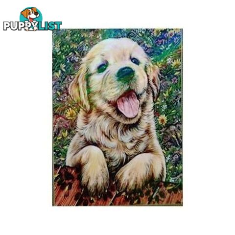 Diamond Painting 30x30cm Dog - 801019