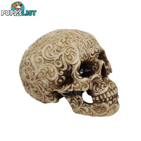 Tribal Bone Colored Skull 14cm - Solid - 800256