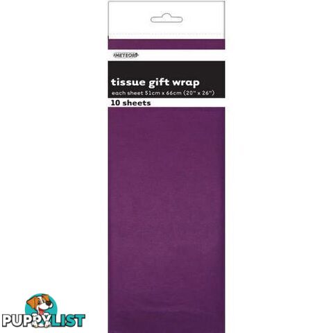 10 Tissue Sheets - Purple - 011179062829