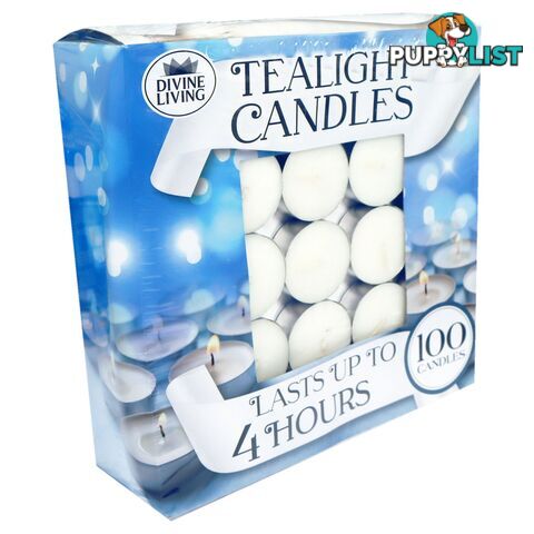 Tealight Candles 100Pk - 9328644055936