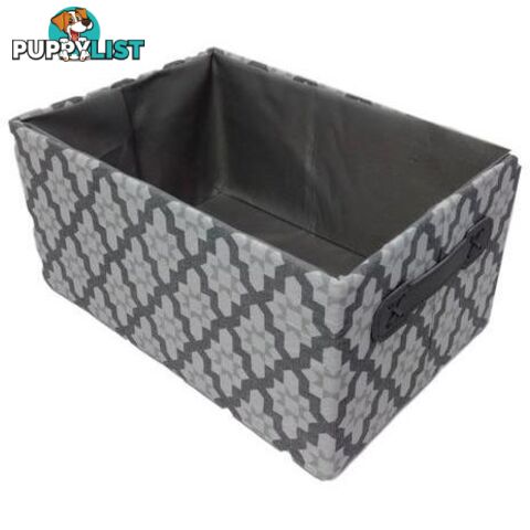 Fabric Storage Basket Sml 29x19x14cm - 800843