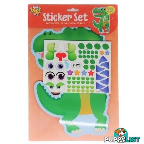 Sticker Kit Dress Ups Reusable Assorted 4 Designs - 800653