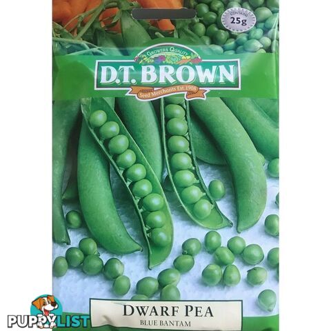 Dwarf Pea Blue Bantam Seeds - 5030075021872