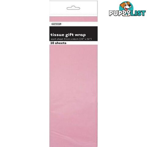 10 Tissue Sheets - Lovely Pink - 011179062881