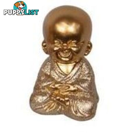 Gold Buddha Monks 6 Assorted Poses 7cm - 9319844623490