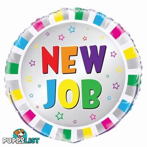 New Job 45cm (18) Foil Balloon Packaged - 011179566518