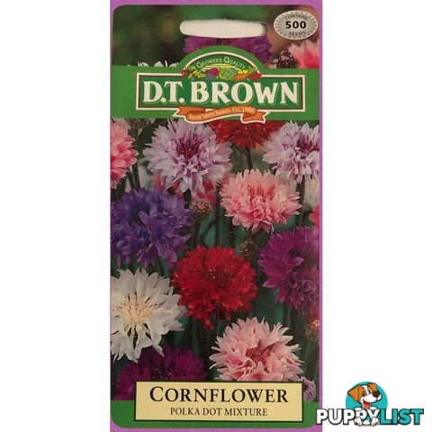 Cornflower Polka Dot Seeds - 5030075005087