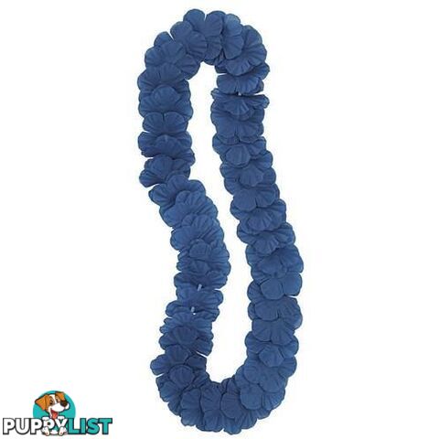 Luau Flower Lei 106cm 42 - Royal Blue - 011179191383